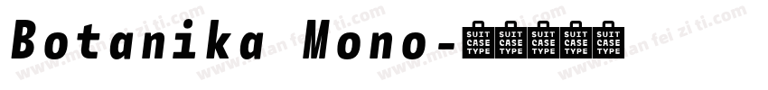 Botanika Mono字体转换